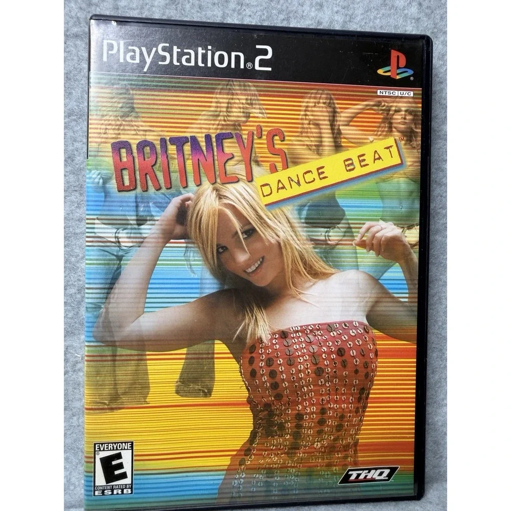 BRITNEY'S SPEARS DANCE BEAT (Sony PlayStation 2) PS2 GAME COMPLETE BLACK LABEL